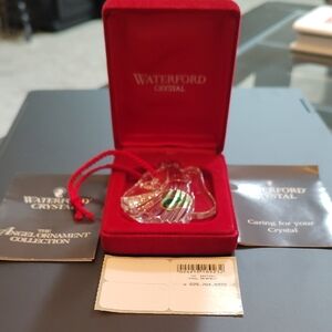 Waterford Clear Crystal Angel Ornament 1995